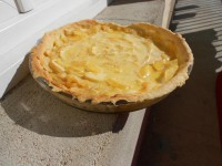 Tarte aux pommes de mon jardin...
